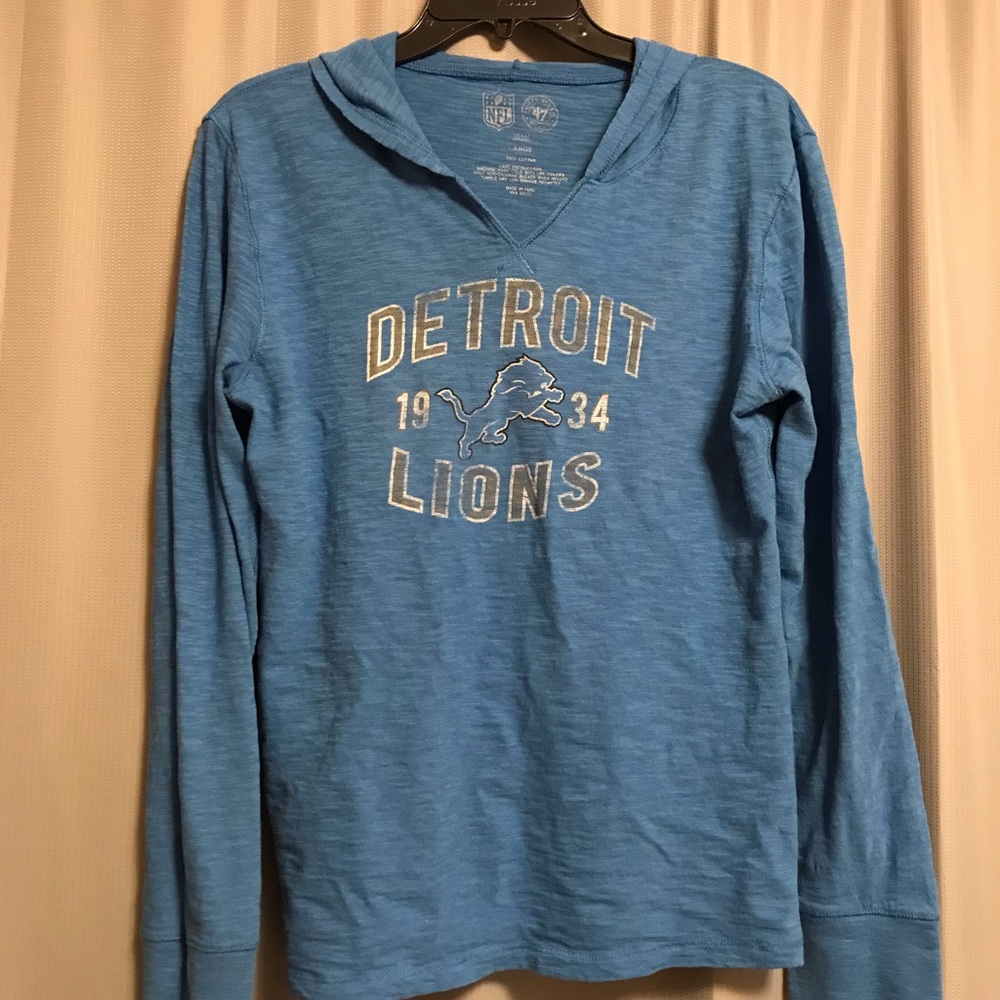 Hooded lions long sleeve T-shirt